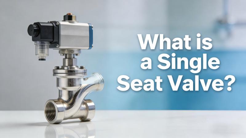 ¿Qué es una válvula de asiento único? Control de flujo higiénico explicado